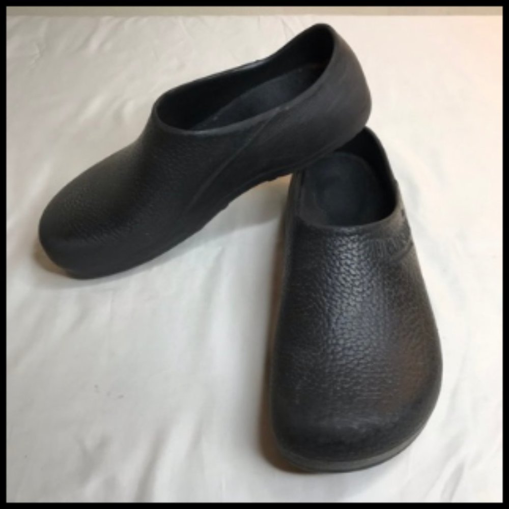 Birkenstock Clog Black Slip Resistant Polyurethane Removable Insole Size 11